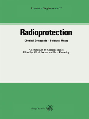 cover image of Radioprotection